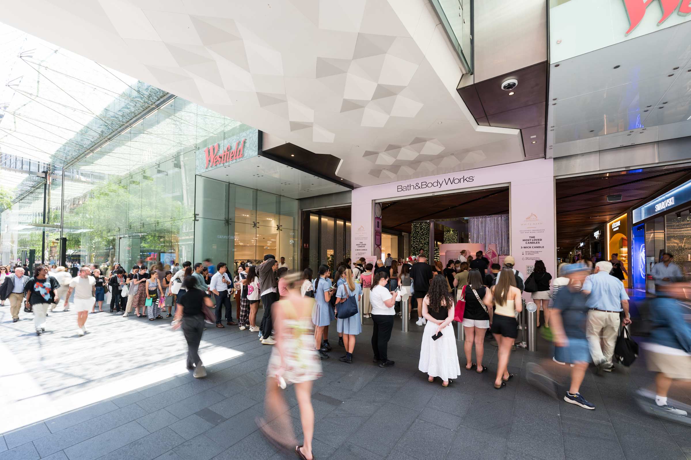 Westfield Sydney Bath and Body Works Activation Dec2025