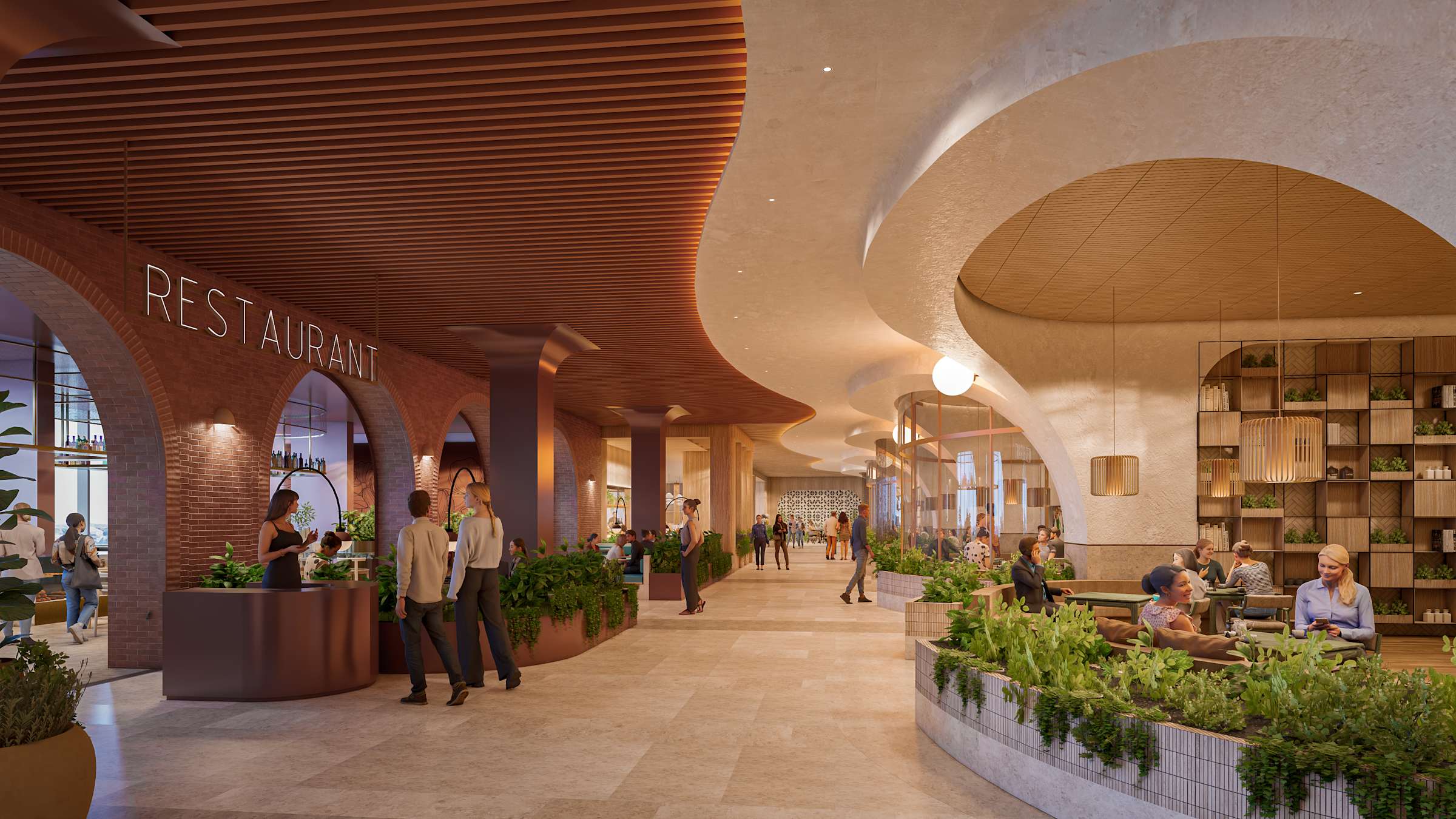 Artist Impression - Westfield Bondi Premium Dining