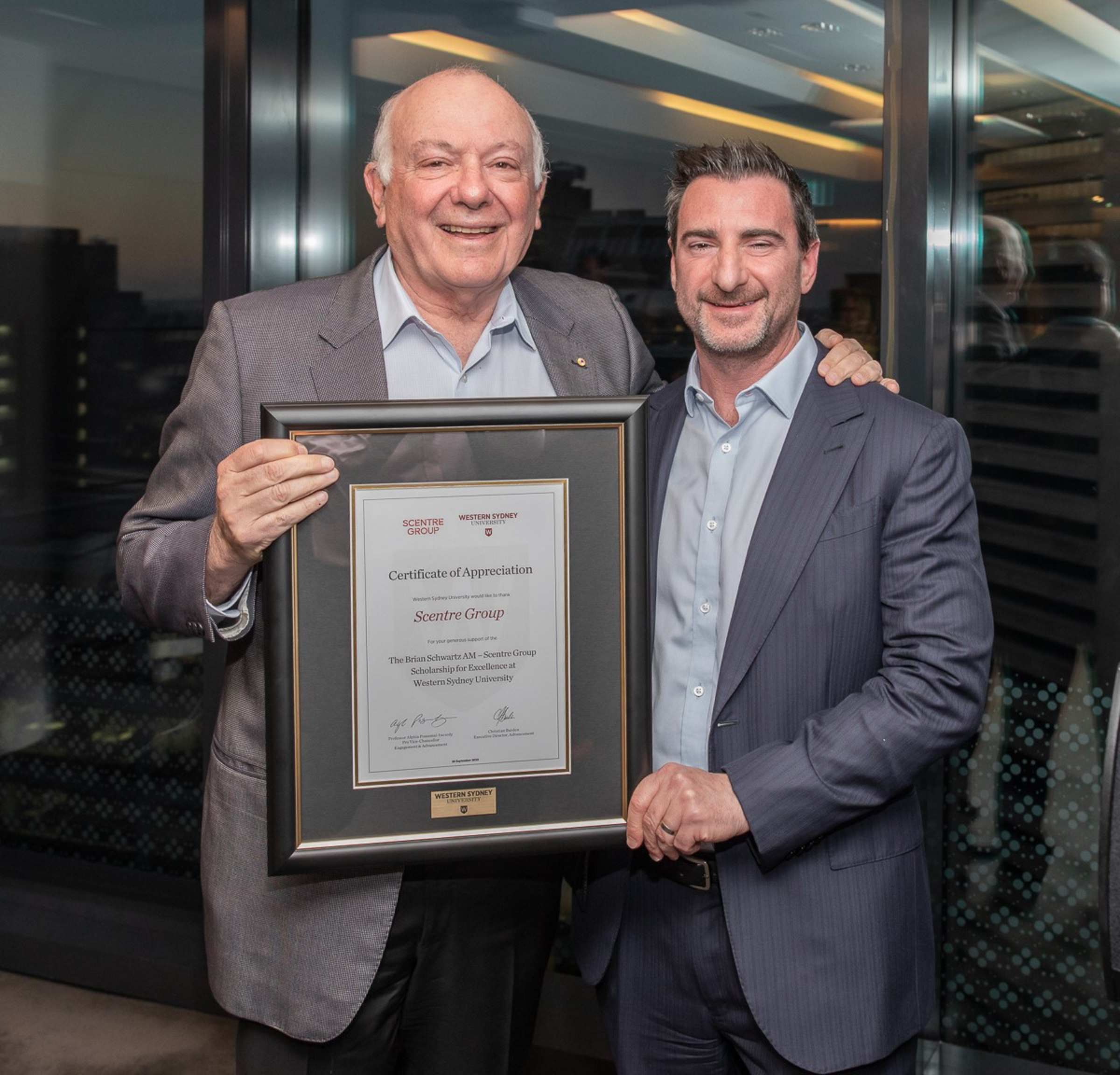 Named in recognition of the leadership of Brian Schwartz AM.